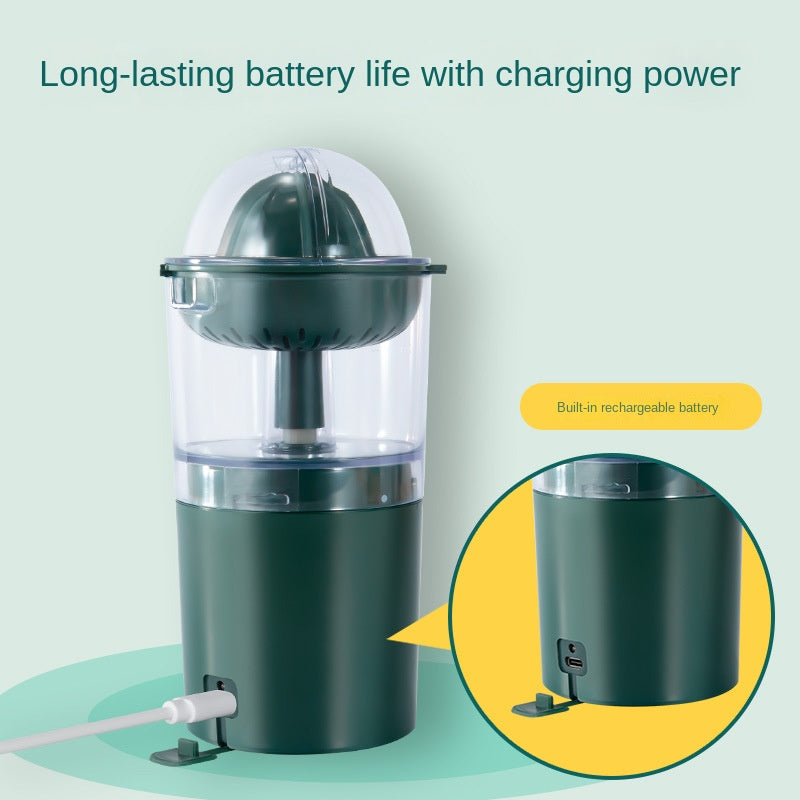Wireless Portable Mini Electric Orange Press Blender With Juicer Cup