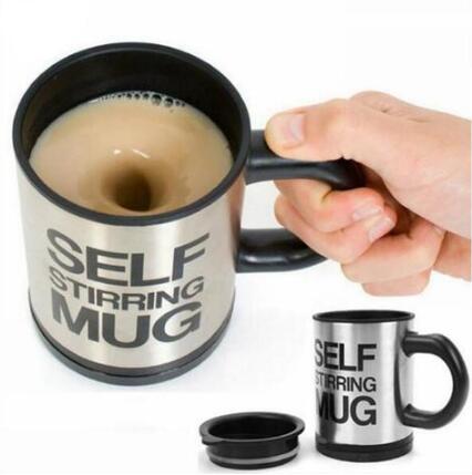 Automatic Self Stirring Stainless Steel Magnetic Coffee Mug