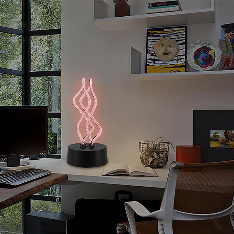 USB Acrylic 7 Colours Change Atmosphere Table Lamp