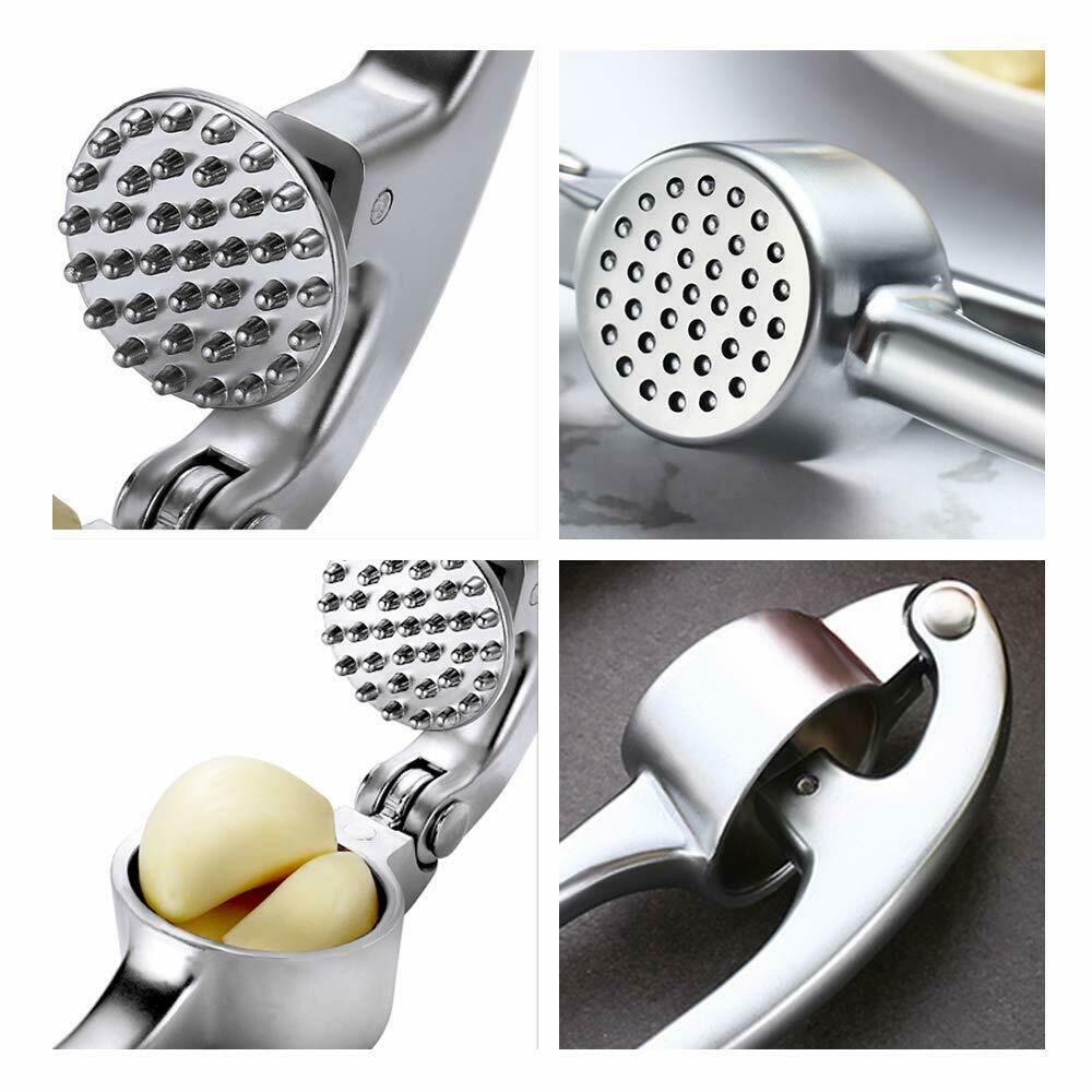 Stainless Steel Garlic Press Crusher