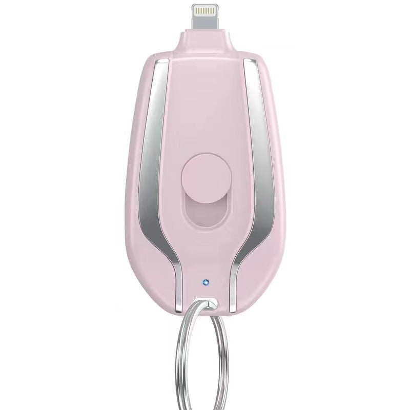 Small Mobile Power Supply Keyring Charging Portable Wireless Bank