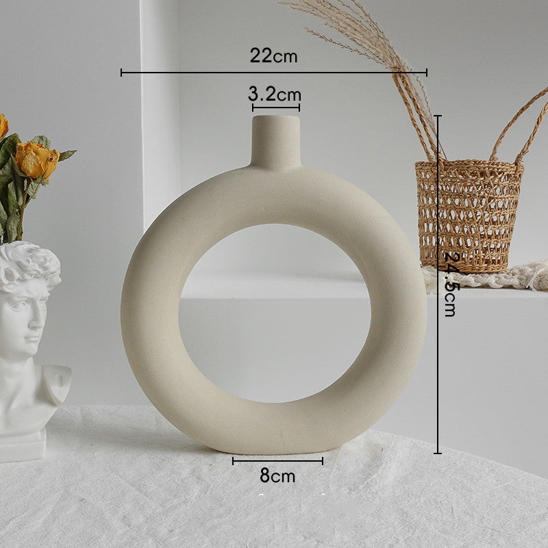 Ceramic Dry Flower Arrangement Vase