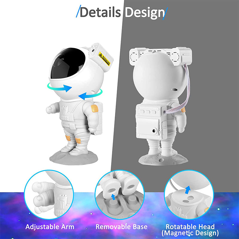 Astronaut Galaxy Star Projector Sky Night Light Lamp