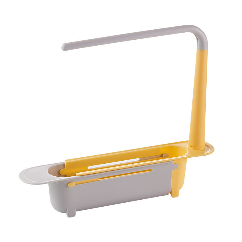 Kitchen Telescopic Drain Rack Basket