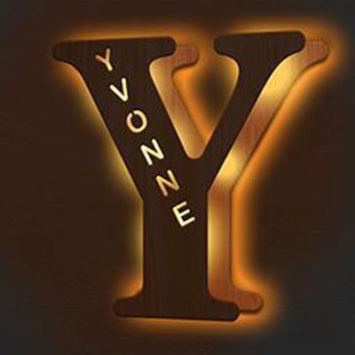 Personalized Custom Letter Lamp
