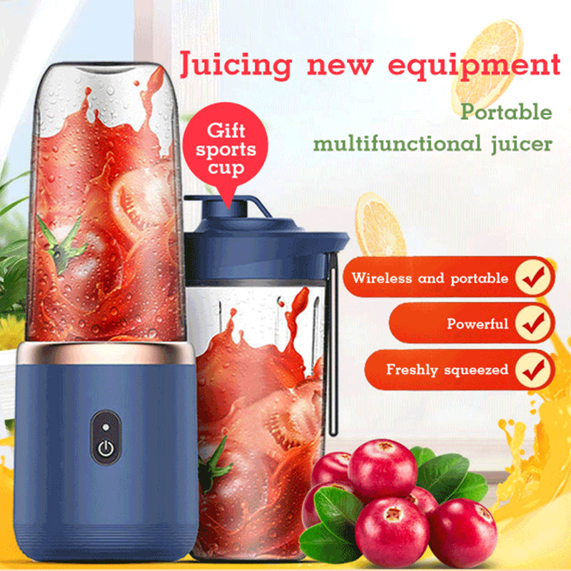 6 Blade Portable USB Charging Smoothie Blender