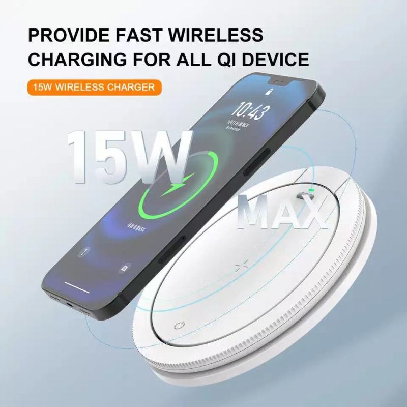 2 In 1 Wireless Charging & LED Small Night Light