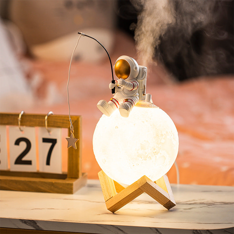 Astronaut Night Light Humidifier Figurines