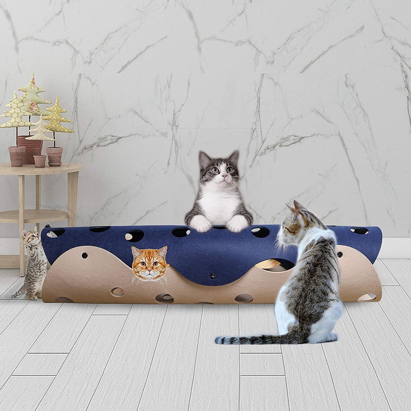 Cat Tunnel Deformable Toy