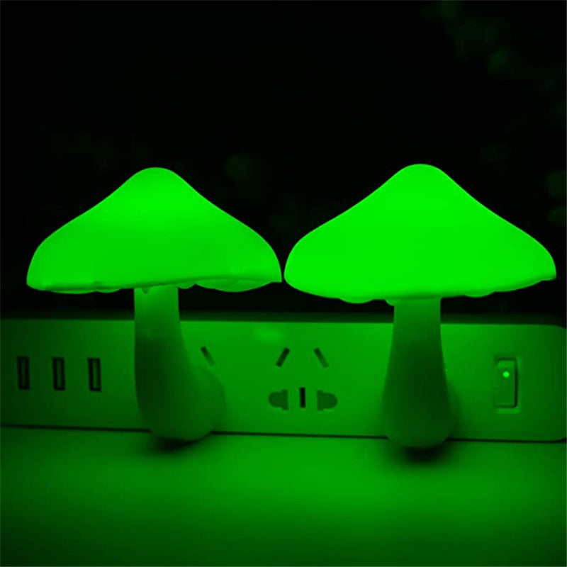 LED Wall Socket Mushroom Night Light