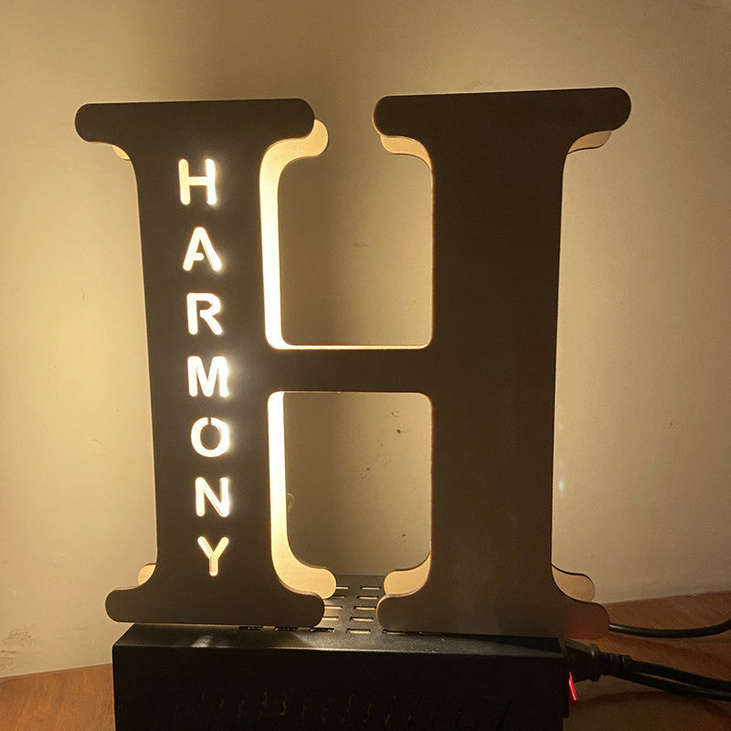 Personalized Custom Letter Lamp