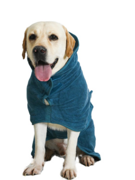 Absorbent Pet Bathrobe With Waist Wrapped Microfiber