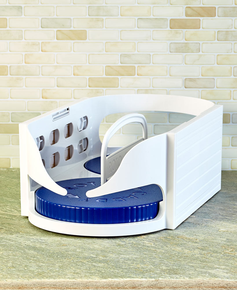 Double Roller Rotating Storage Box