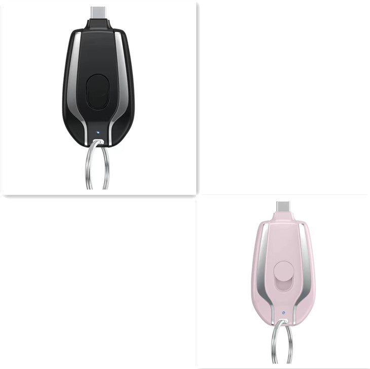 Small Mobile Power Supply Keyring Charging Portable Wireless Bank