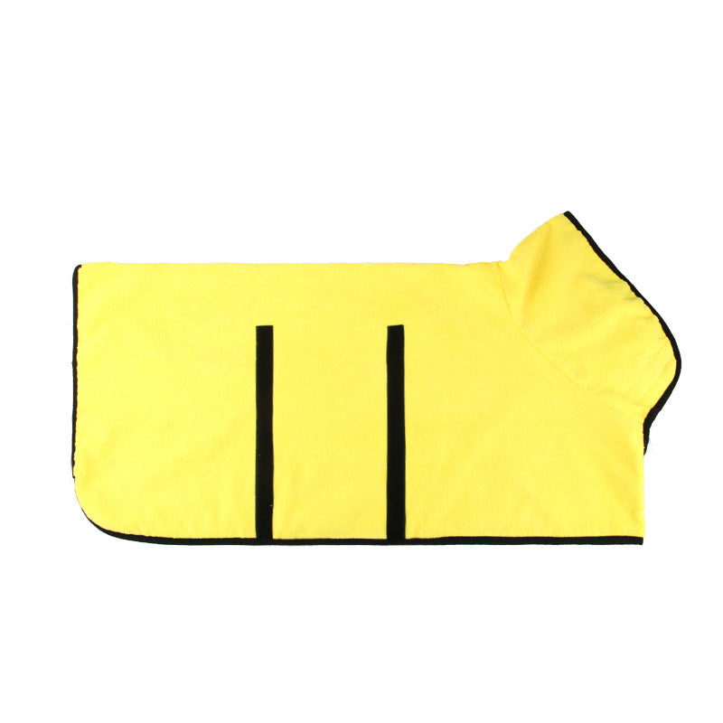 Absorbent Pet Bathrobe With Waist Wrapped Microfiber