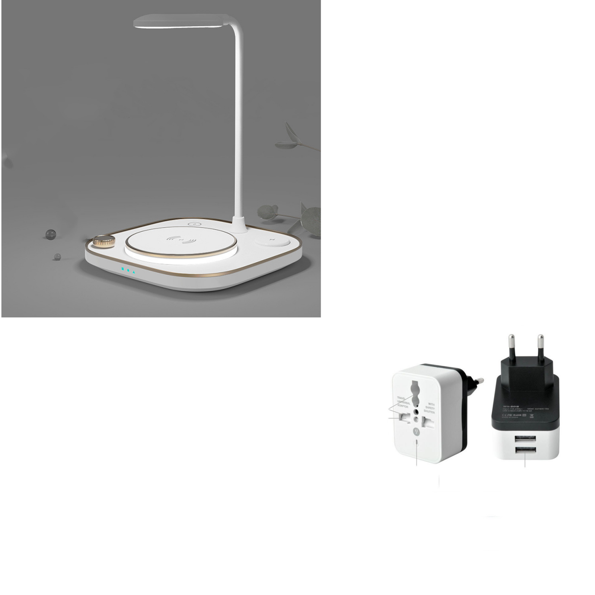 Three-in-one Wireless Magnetic Charger 15W Fast Charging Desk Lamp