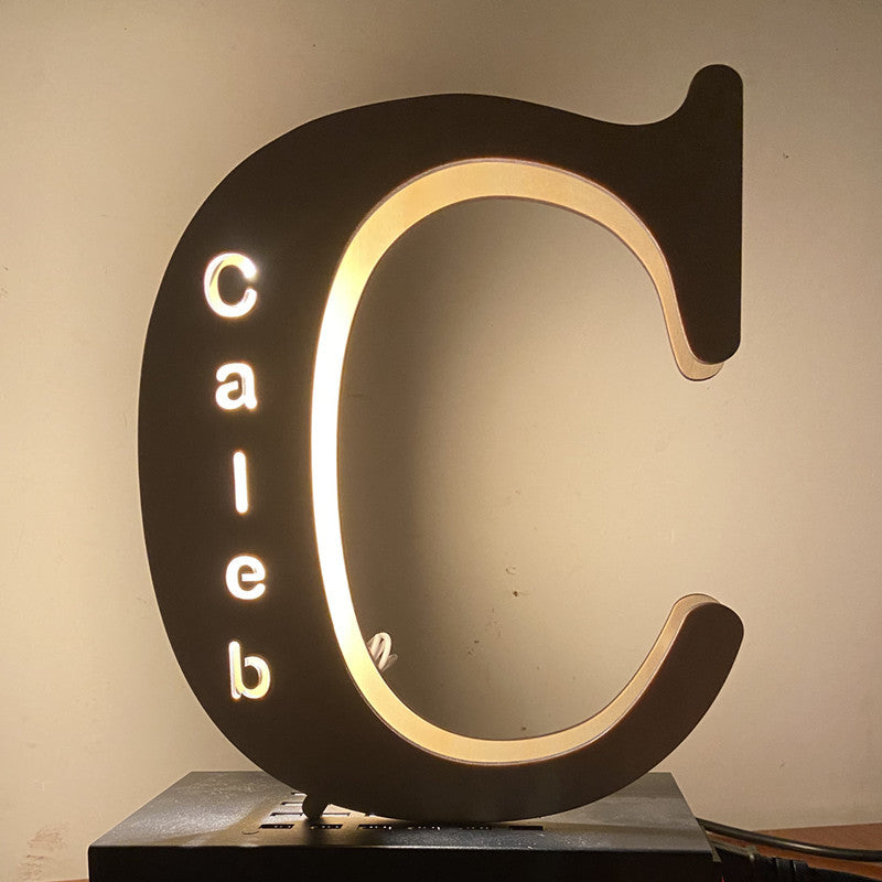 Personalized Custom Letter Lamp