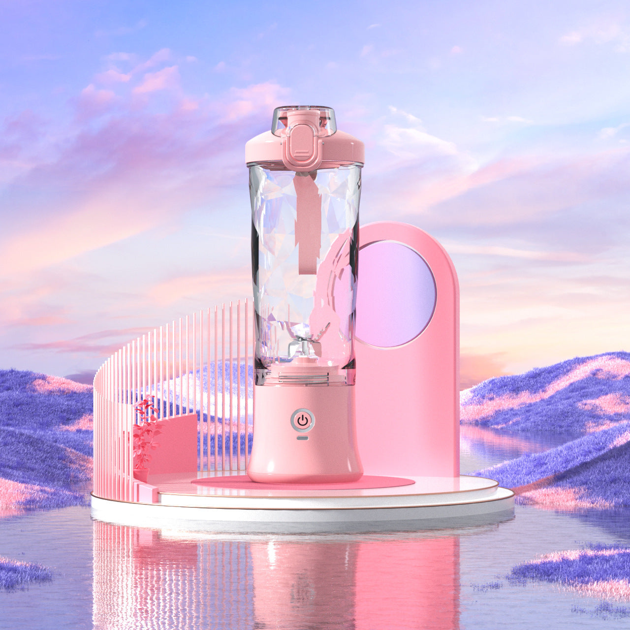 Portable Blender/Juicer For Shakes And Smoothies With 6 Blades