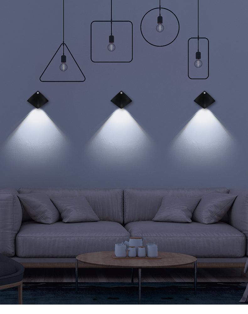 Wireless USB Rechargeable Decor Wall Human Body Sensing Night Lights