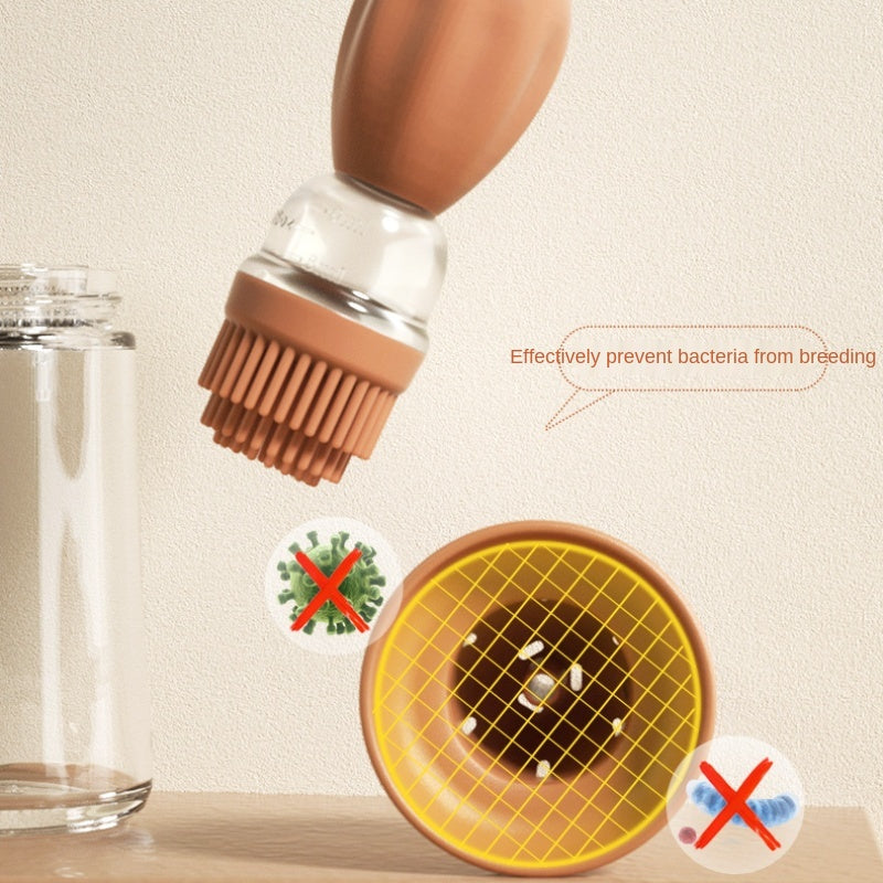 Silicone Brush Head Oil Bottle