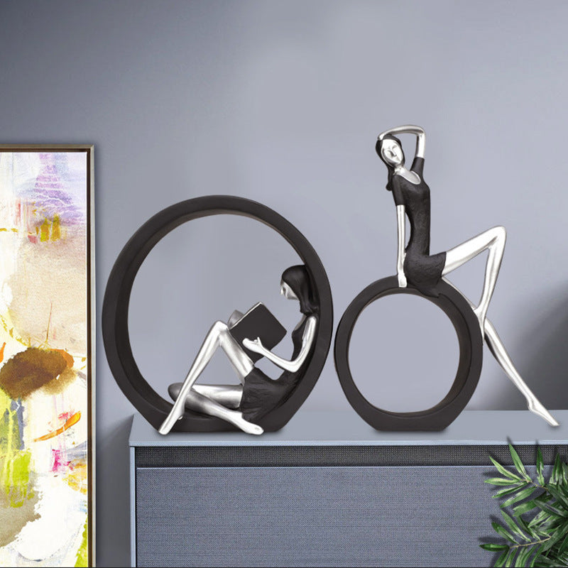 Art Girl Living Room Decor