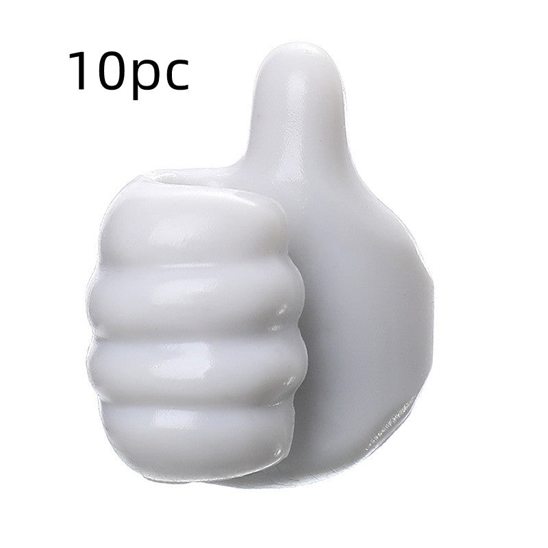 Multifunctional Thumb Hooks Wire Organizer Wall Hooks