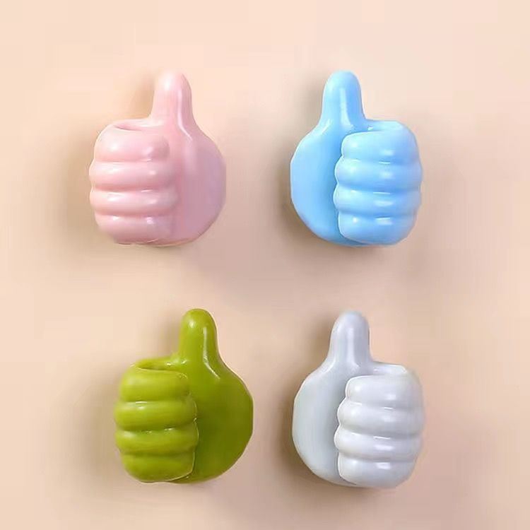 Multifunctional Thumb Hooks Wire Organizer Wall Hooks