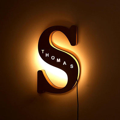 Personalized Custom Letter Lamp