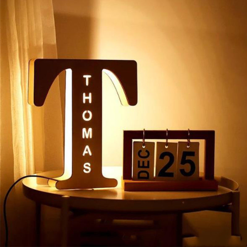 Personalized Custom Letter Lamp