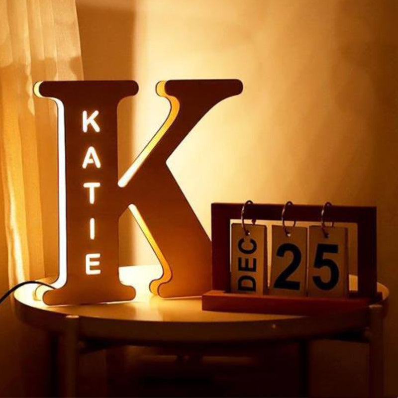 Personalized Custom Letter Lamp