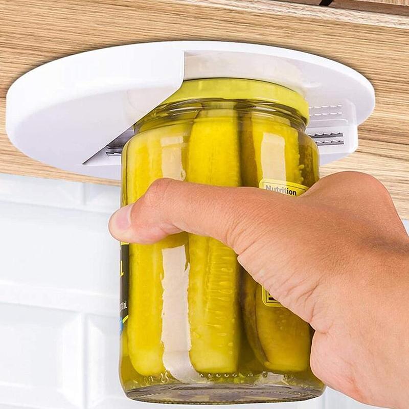 Can Opener Under The Cabinet Self-adhesive Jar Bottle Opener