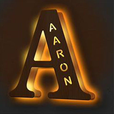 Personalized Custom Letter Lamp