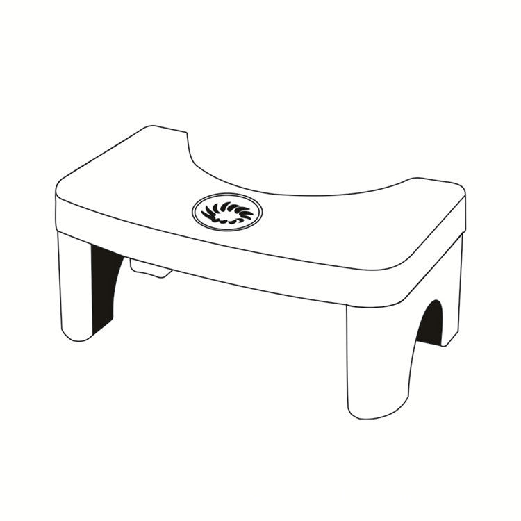 Foldable Plastic Toilet Stool Step