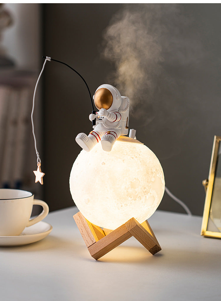 Astronaut Night Light Humidifier Figurines
