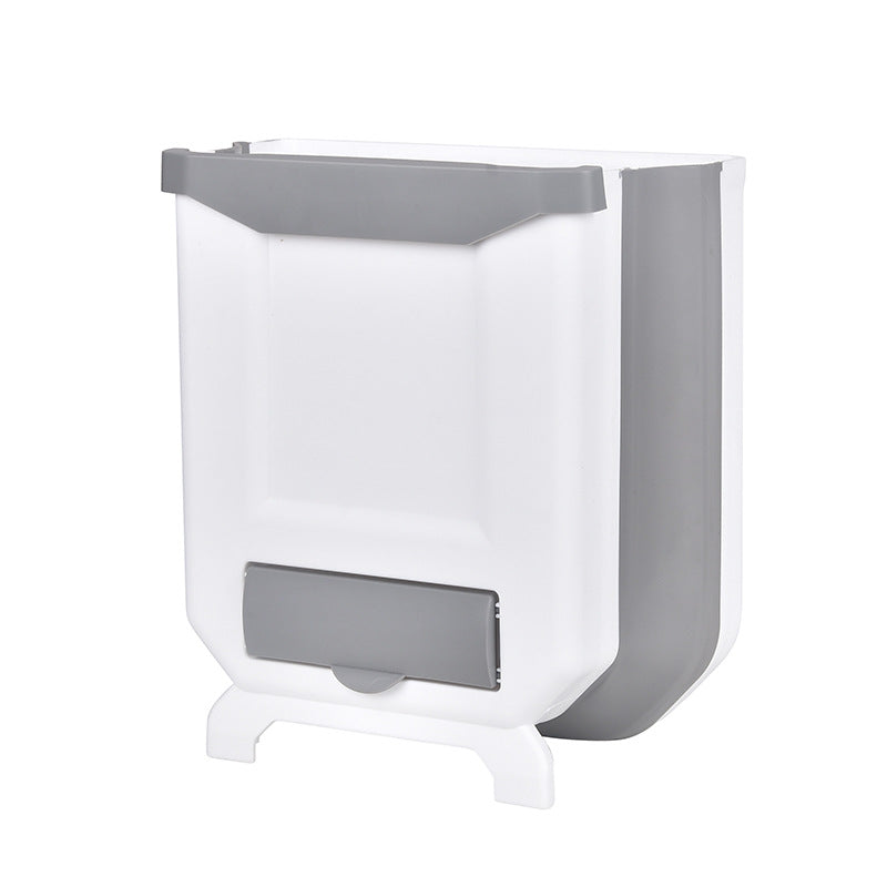 Wall-Mounted Foldable Trash Can