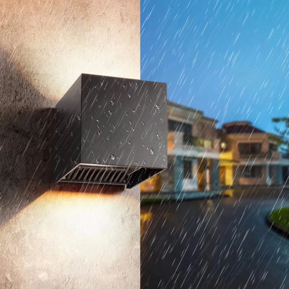 6W 12W Waterproof Surface Mounted LED Wall Light