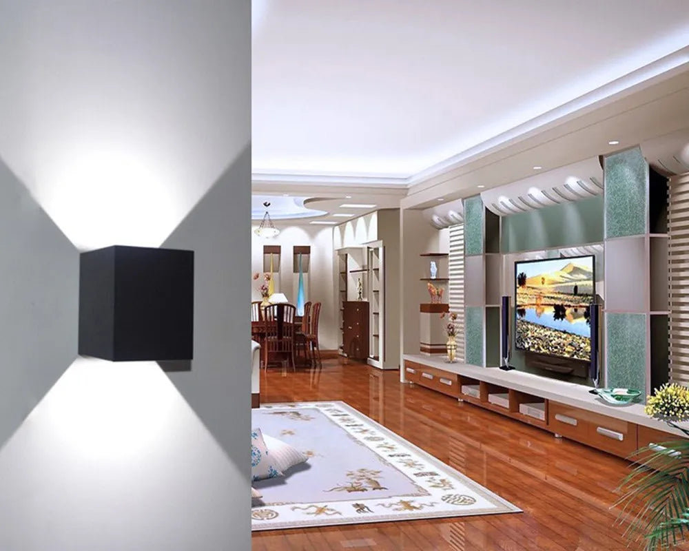 6W 12W Waterproof Surface Mounted LED Wall Light