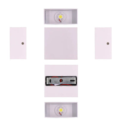 6W 12W Waterproof Surface Mounted LED Wall Light