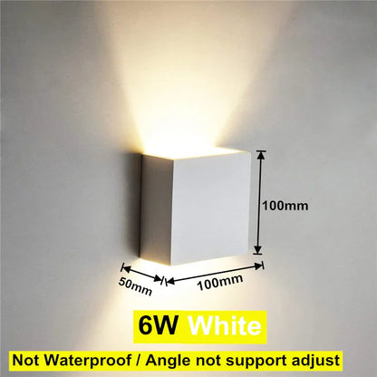 6W 12W Waterproof Surface Mounted LED Wall Light