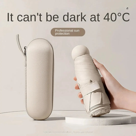 Small and Portable Capsule Umbrella & Sunshade