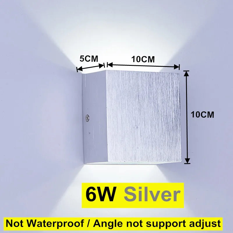 6W 12W Waterproof Surface Mounted LED Wall Light