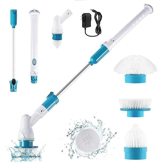 Wireless Rechargeable Long Handle Electric Cleaning Brush