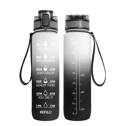 1000ml Transparent Bpa Free Water Bottle