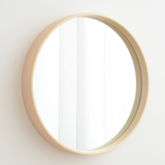 Solid Wood Log Wall Hanging Mirror