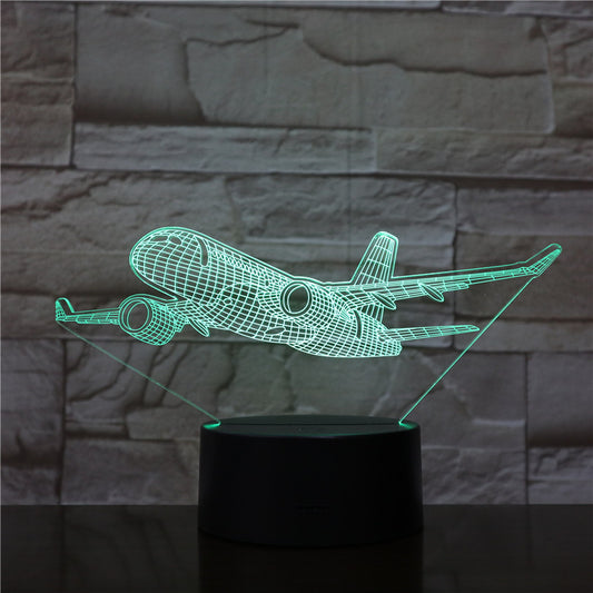 3D Airplane Hologram Lamp