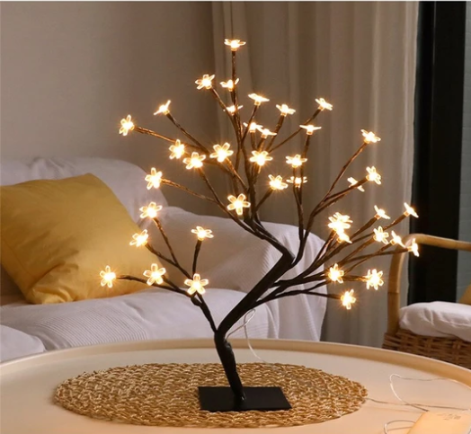 LED Cherry Blossom Floral Lamp