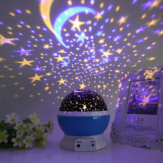 LED USB Projector Rotating Starry Sky Night Light