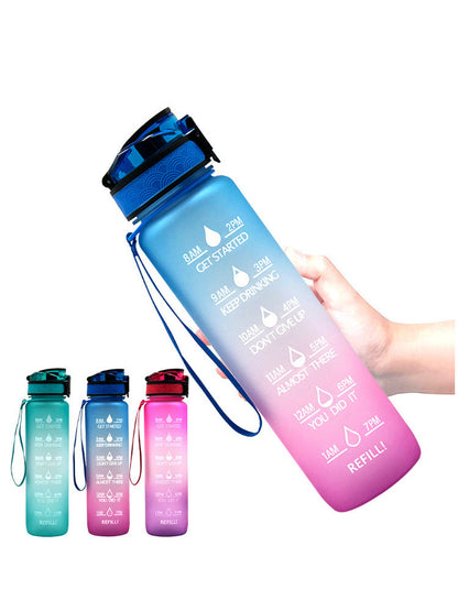 1000ml Transparent Bpa Free Water Bottle